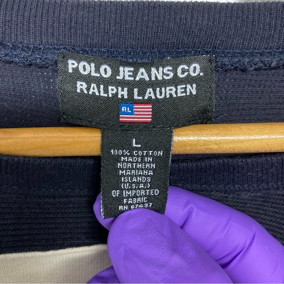 Men's Black and Cream Long Sleeve Shirt - Picture 2 of 13